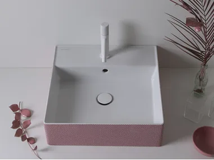 TEOREMA 2.0 QUADROTTO - Countertop square ceramic washbasin with overflow _ Scarabeo Ceramiche